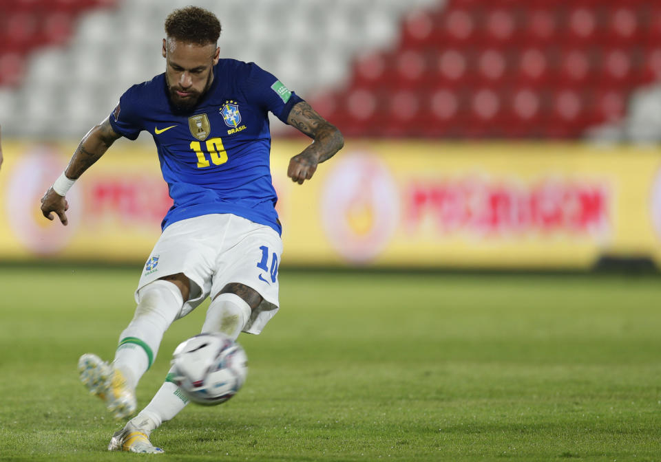Brazil are favorites to win the 2022 World Cup. (AP Foto/Jorge Saenz)