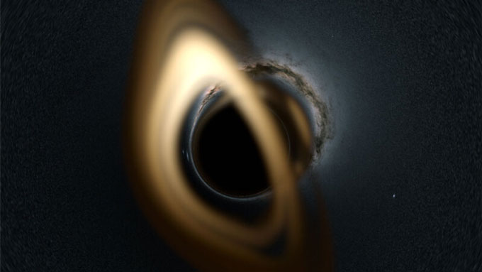 Illustration of the black hole Gaia BH1