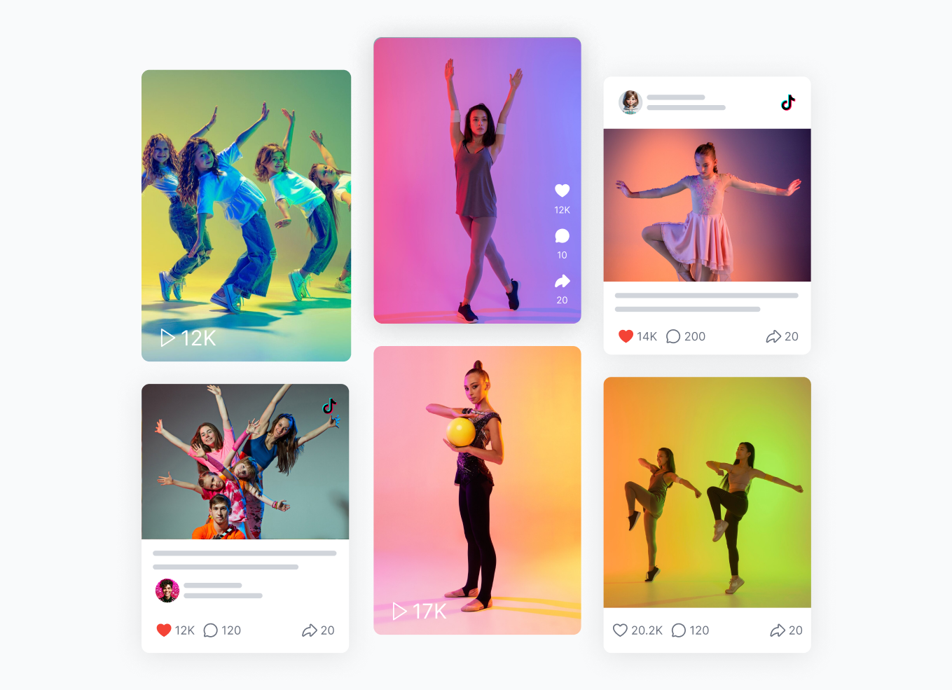 Tiktok feed widget – Fouita Blog site widget