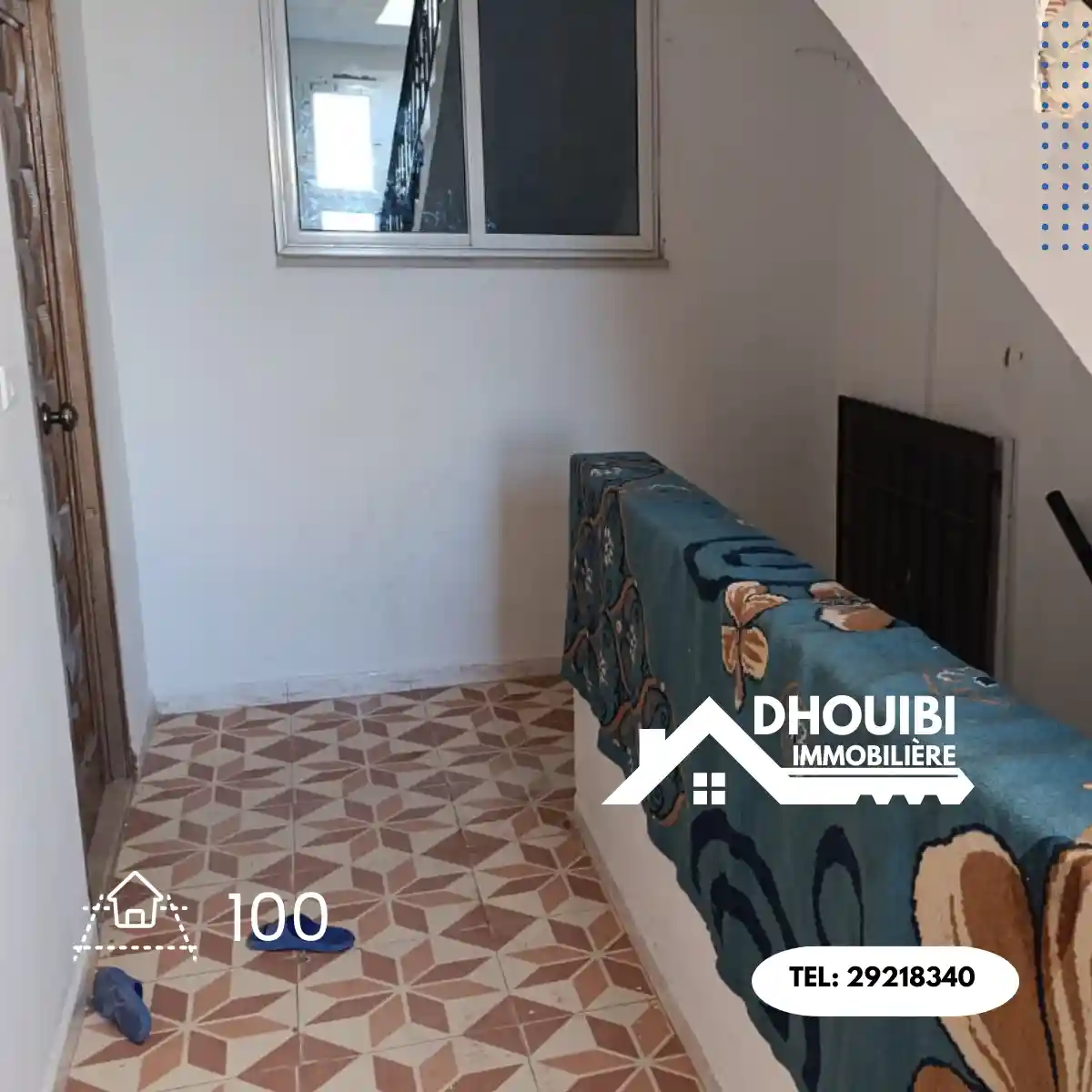 House-Garage-2 upper floors + Studio for sale in Kairouan